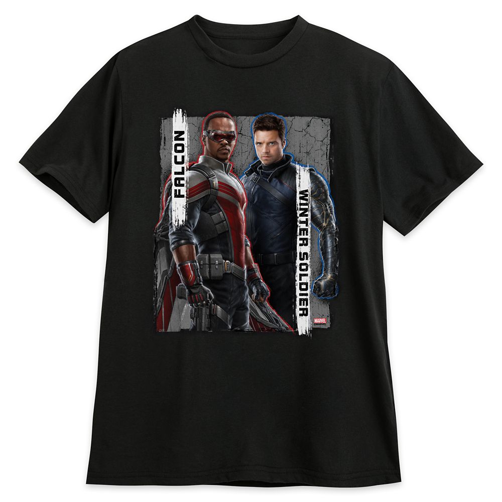 The Falcon and The Winter Soldier Character Badge T-Shirt for Boys Customized Official shopDisney