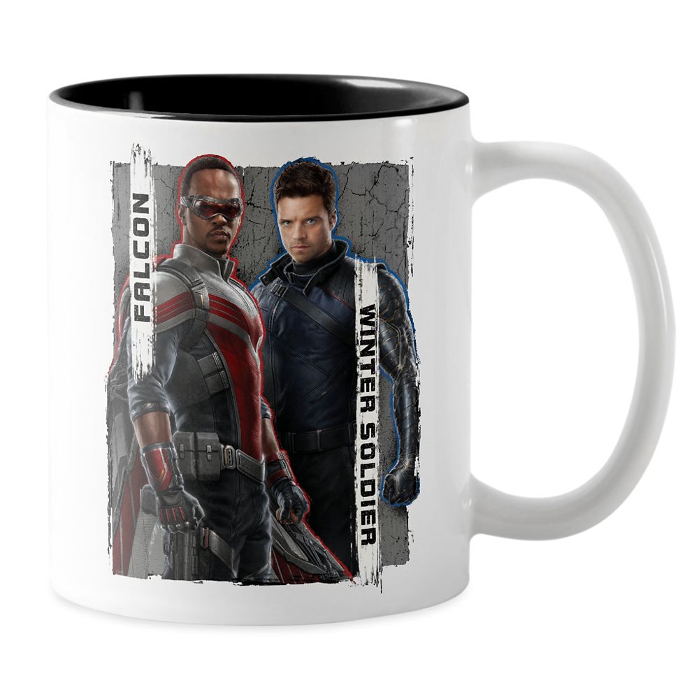 The Falcon and The Winter Soldier Character Badge Two-Tone Coffee Mug Customized Official shopDisney