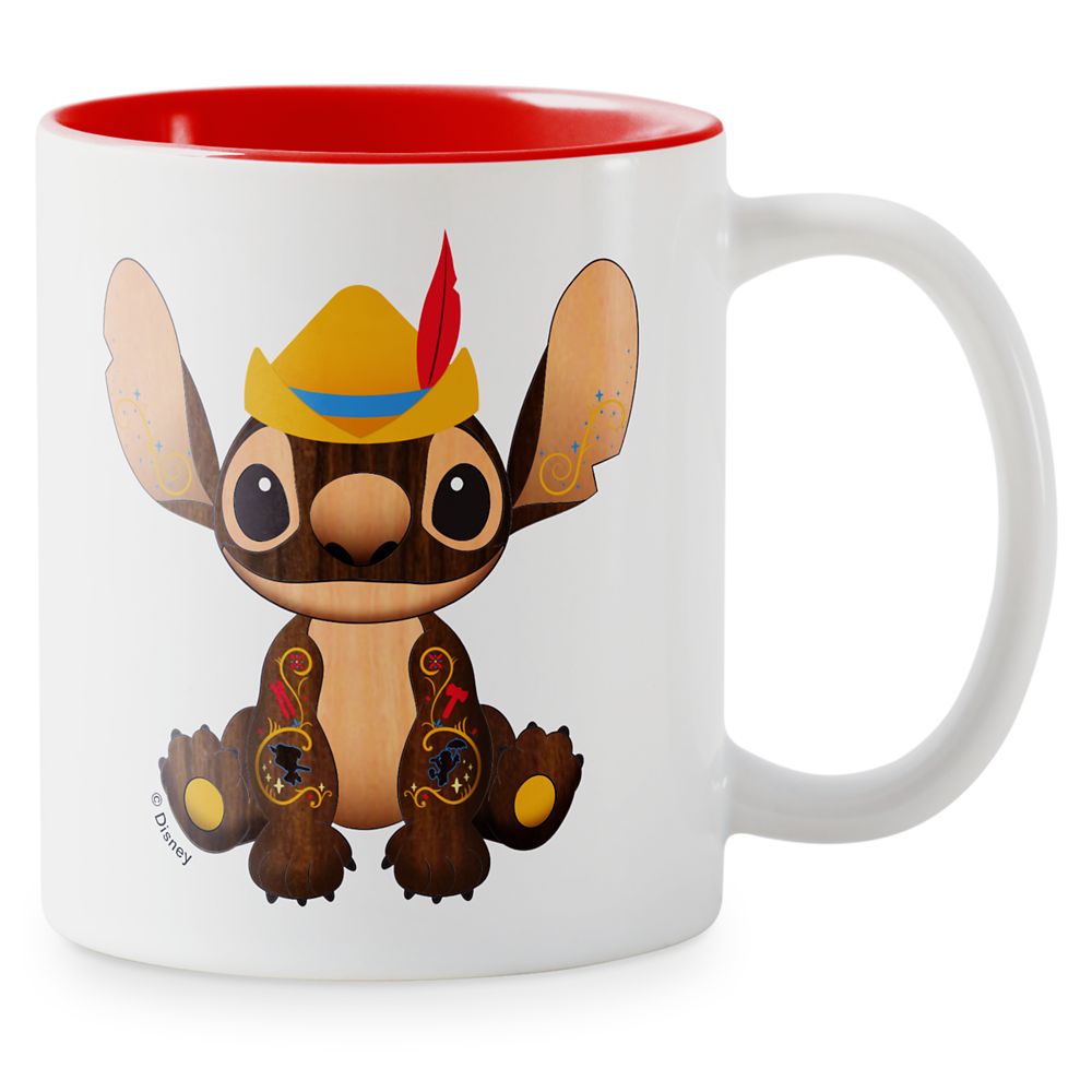 Stitch Crashes Disney Two-Tone Coffee Mug – Pinocchio – Customized