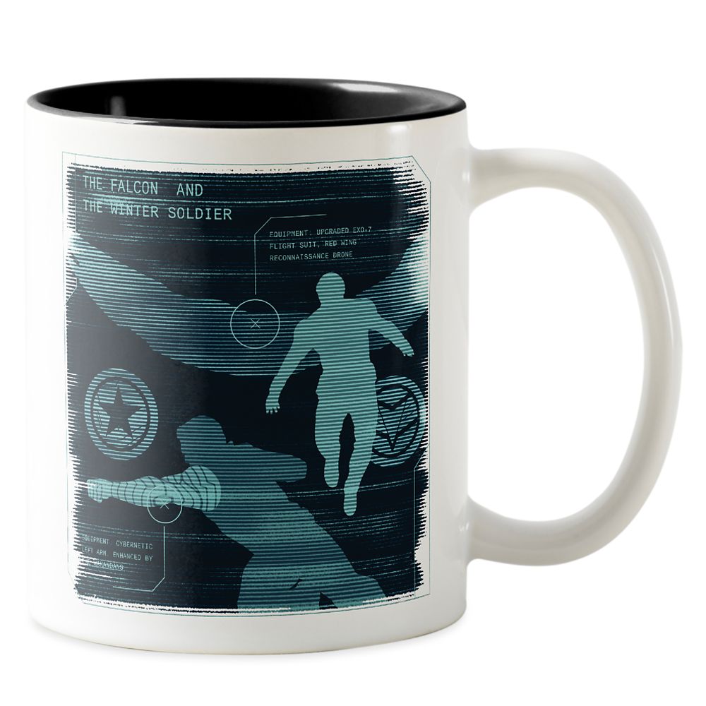 The Falcon and The Winter Soldier Schematic Two-Tone Coffee Mug Customized Official shopDisney