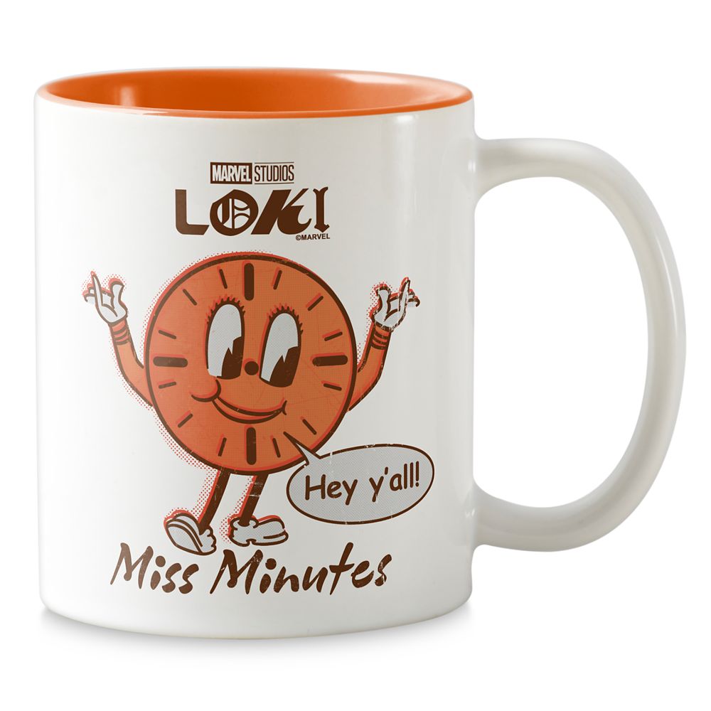 Miss Minutes Cartoon ''Hey Y'all'' Two-Tone Coffee Mug Loki Customized Official shopDisney