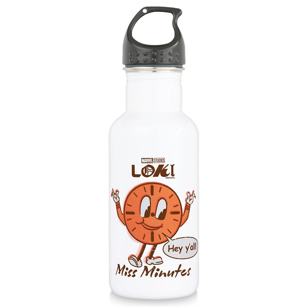 Miss Minutes Cartoon ''Hey Y'all'' Stainless Steel Water Bottle Loki Customized Official shopDisney