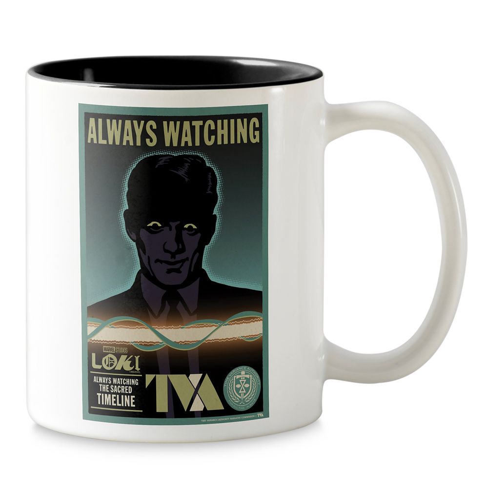 TVA Agent Always Watching Two-Tone Coffee Mug Loki Customized Official shopDisney