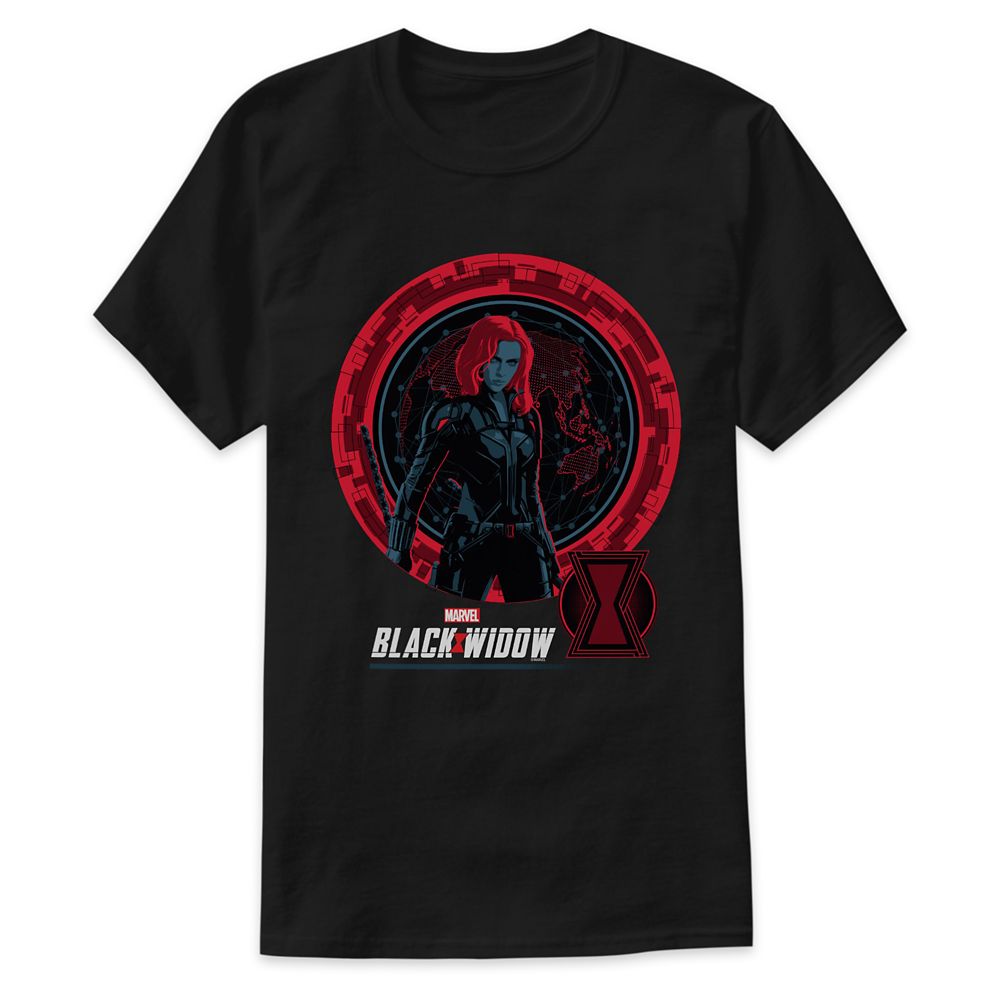 Black Widow Global Spy T-Shirt for Adults  Customized Official shopDisney