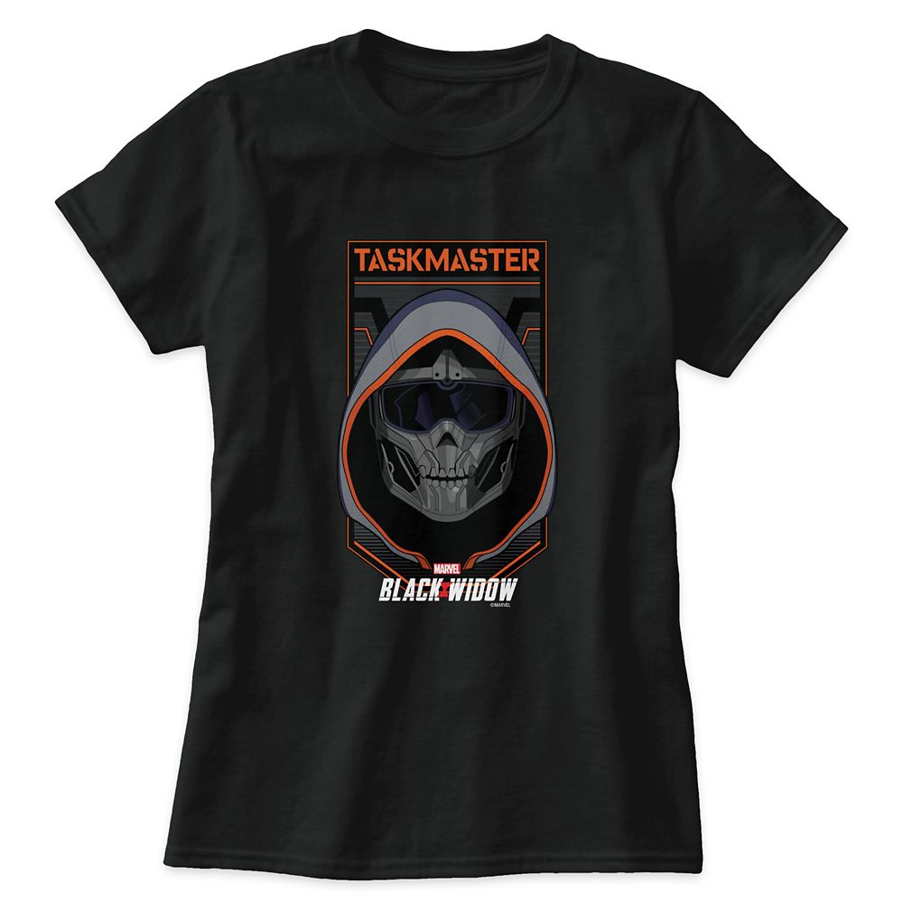 Taskmaster Skull Badge T-Shirt for Adults – Black Widow – Customized