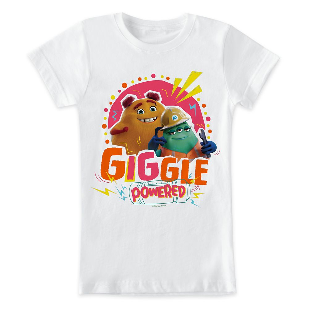 Monsters at Work ''Giggle Powered'' Heathered T-Shirt for Kids Customized Official shopDisney