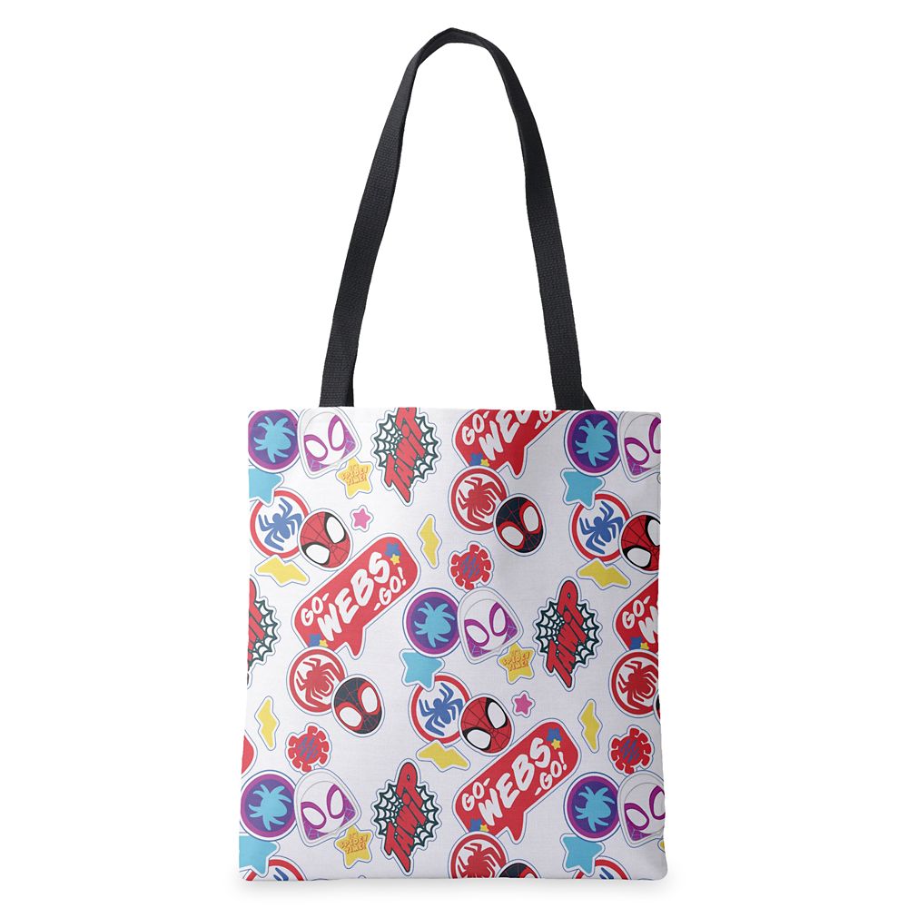 Marvels Spidey and His Amazing Friends Go Webs Go! Tote Bag  Customized Official shopDisney