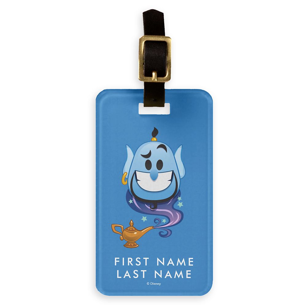 Genie Emoji Luggage Tag Customizable Disney Store