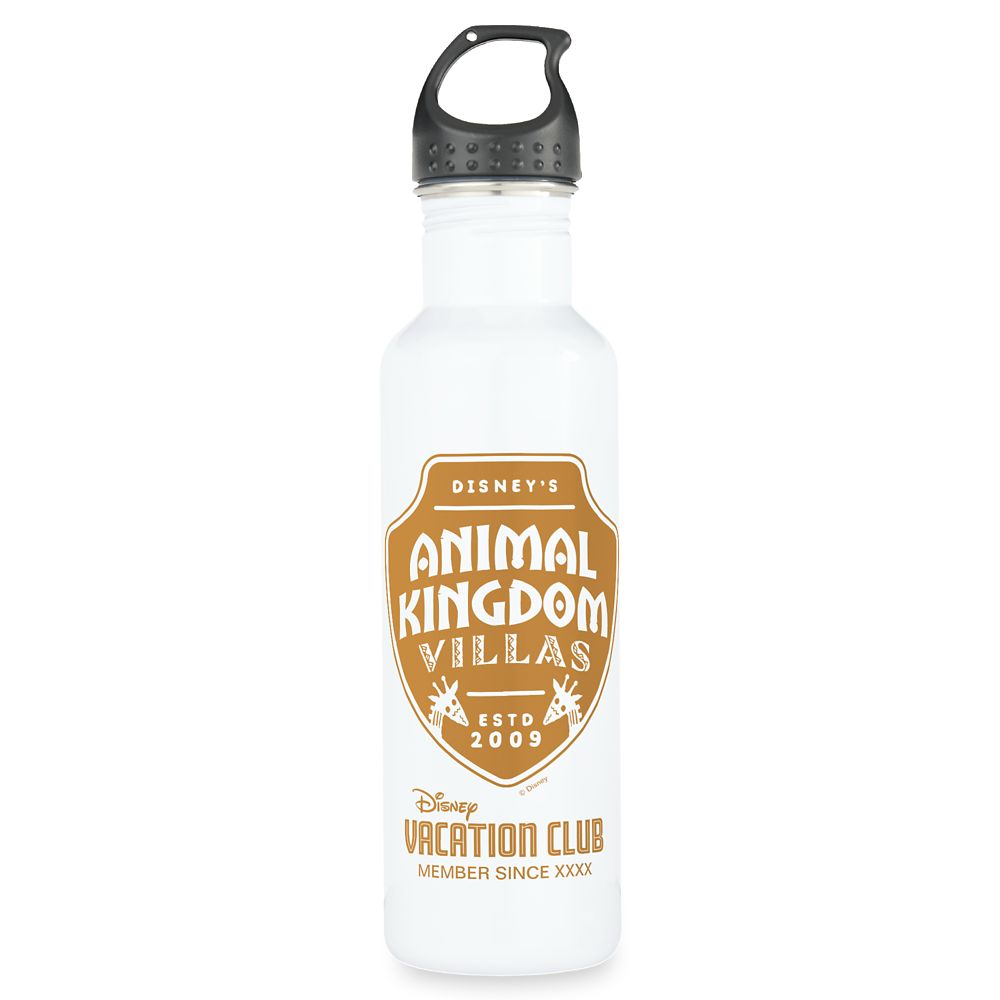 Disney Vacation Club Animal Kingdom Lodge Water Bottle Customizable