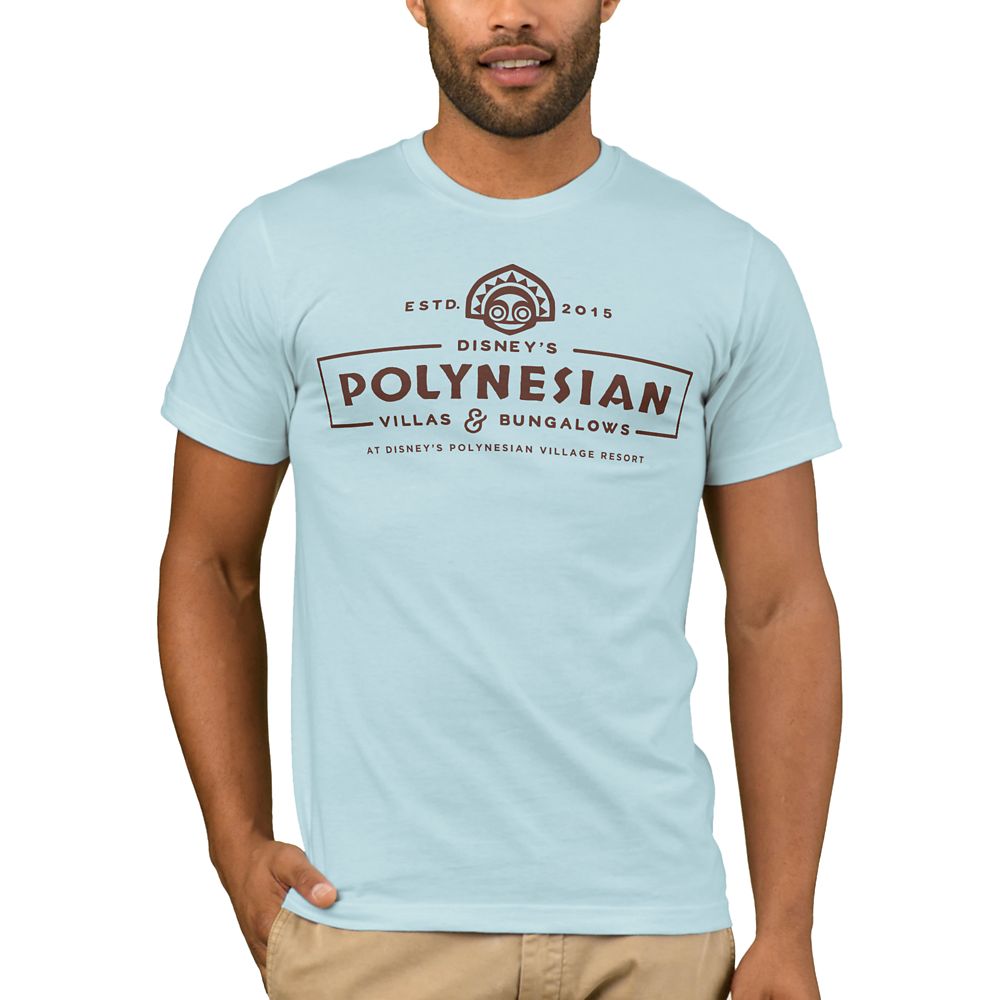 Disney Vacation Club Polynesian Villas Bungalows T Shirt for Men Customizable Disney Store