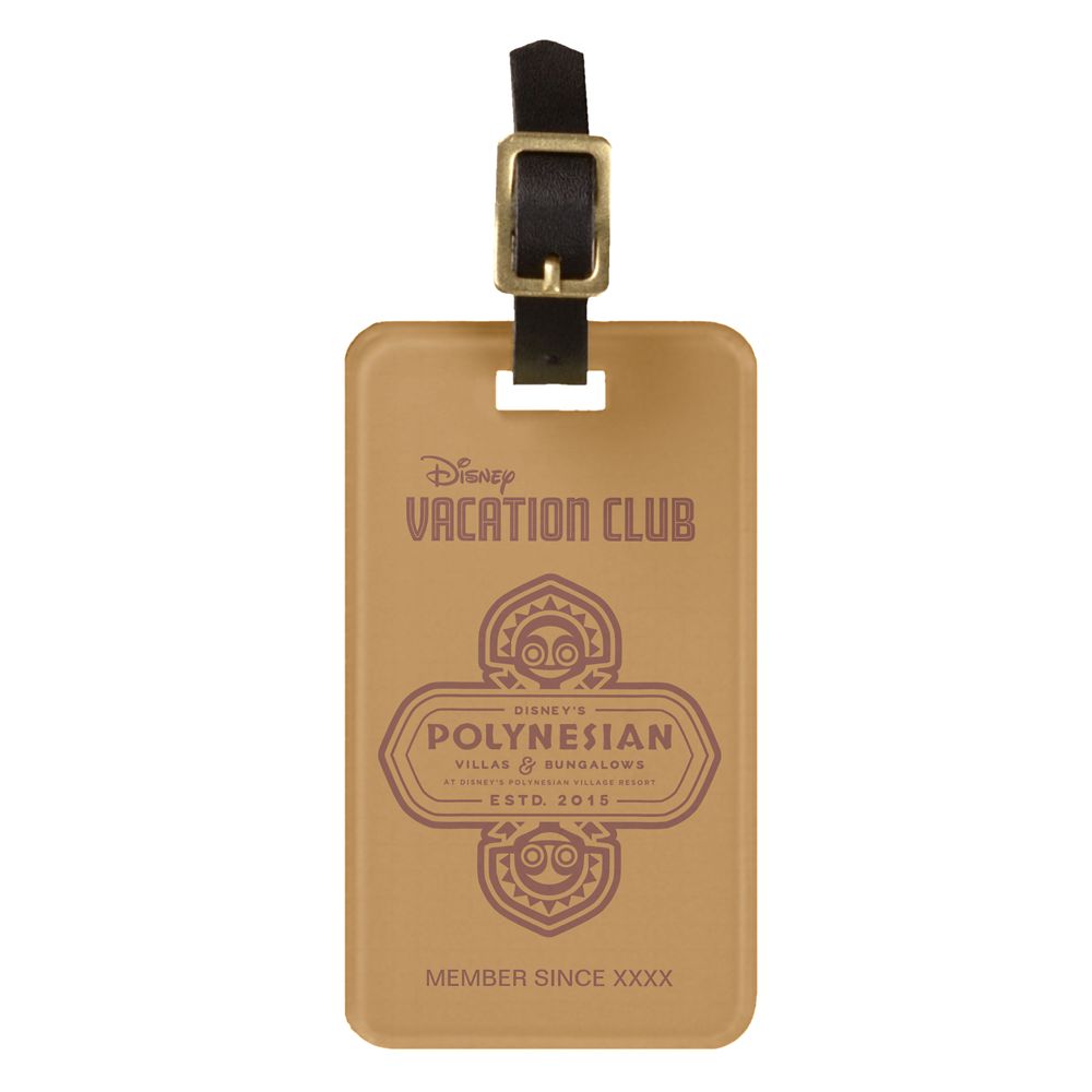 Disney Vacation Club Polynesian Villas & Bungalows Luggage Tag  Customizable