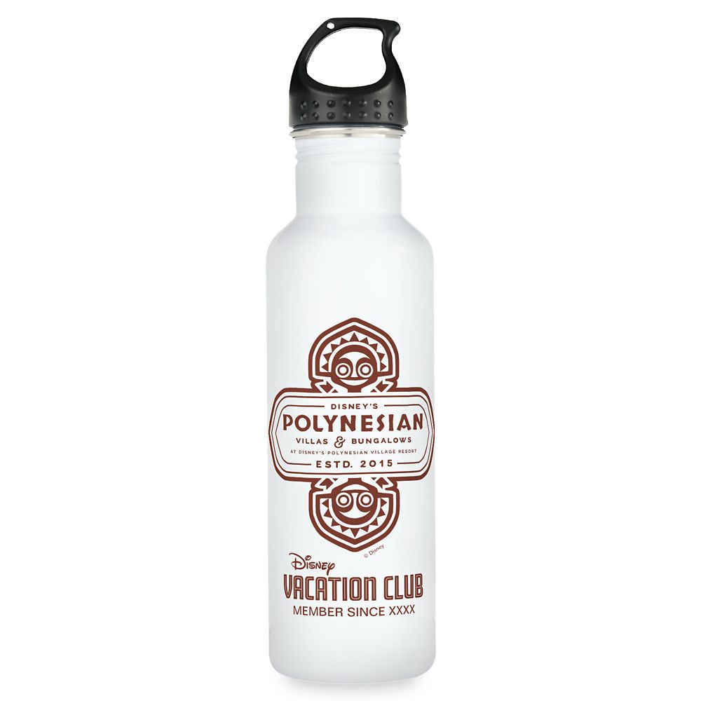 Disney Vacation Club Polynesian Villas & Bungalows Water Bottle Customizable