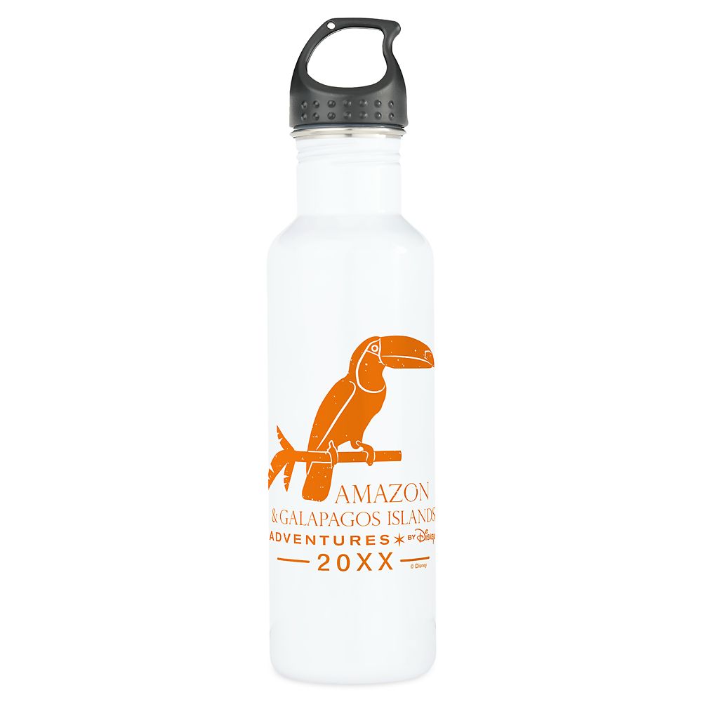 Adventures by Disney Amazon and Galapagos Islands Stainless Steel Water Bottle Customizable