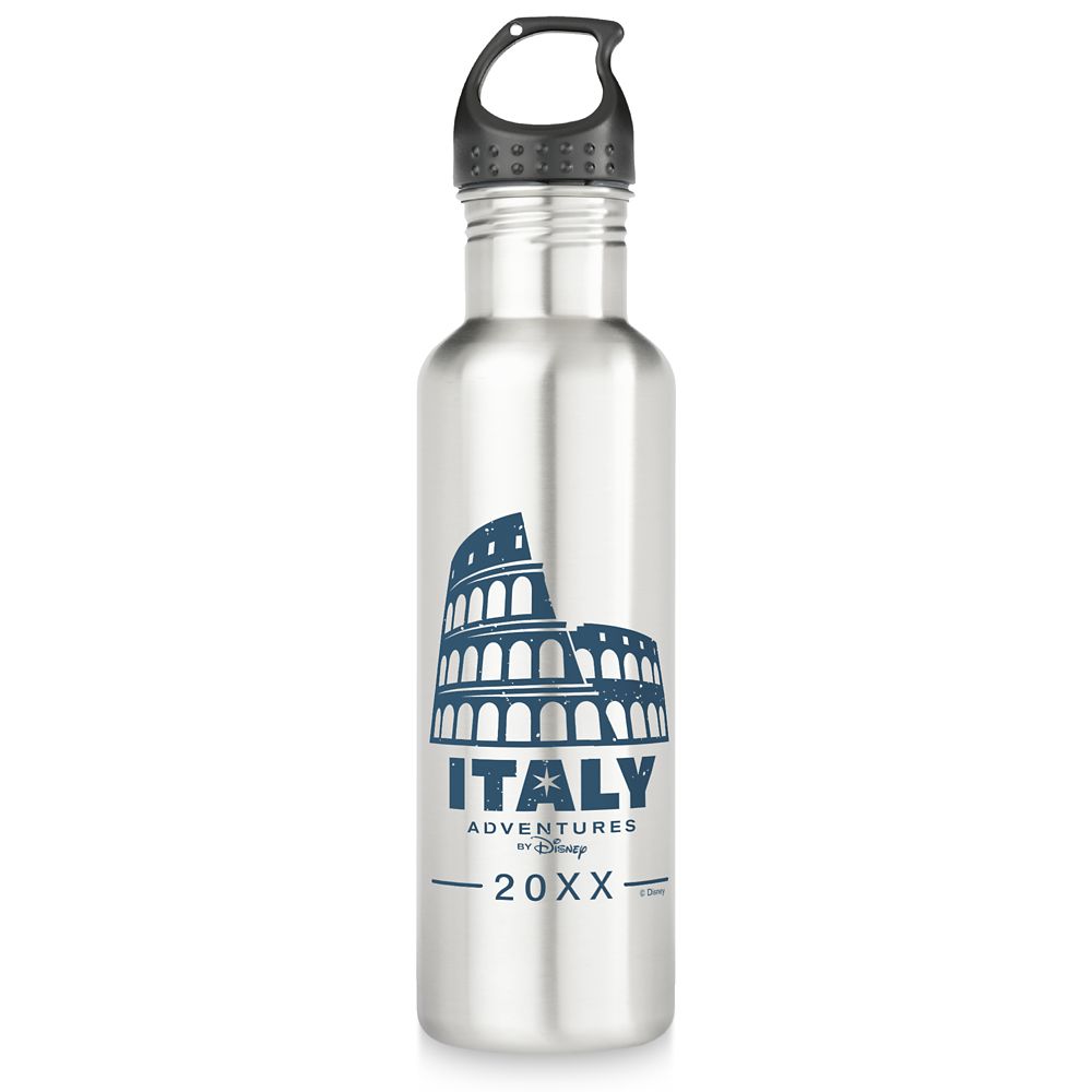 Adventures by Disney Italy Stainless Steel Water Bottle – Customizable