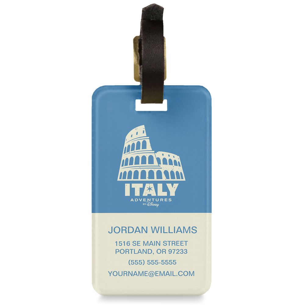 Adventures by Disney Italy Luggage Tag  Customizable