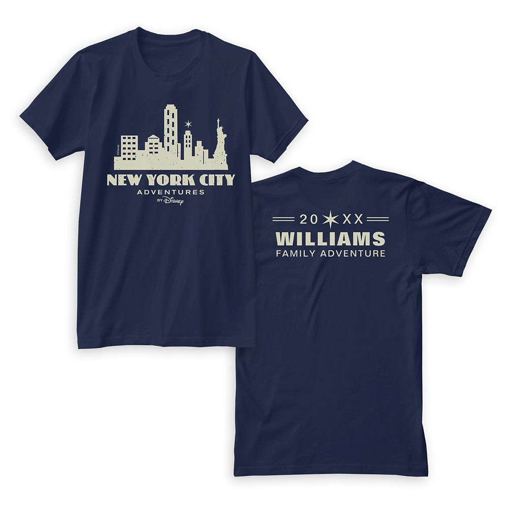 Adventures by Disney New York City T-Shirt for Men  Customizable