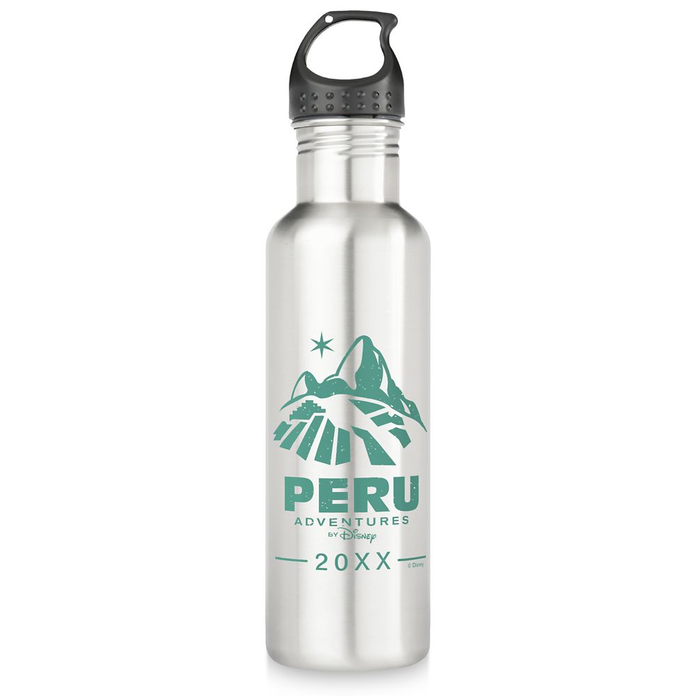 Adventures by Disney Peru Stainless Steel Water Bottle Customizable