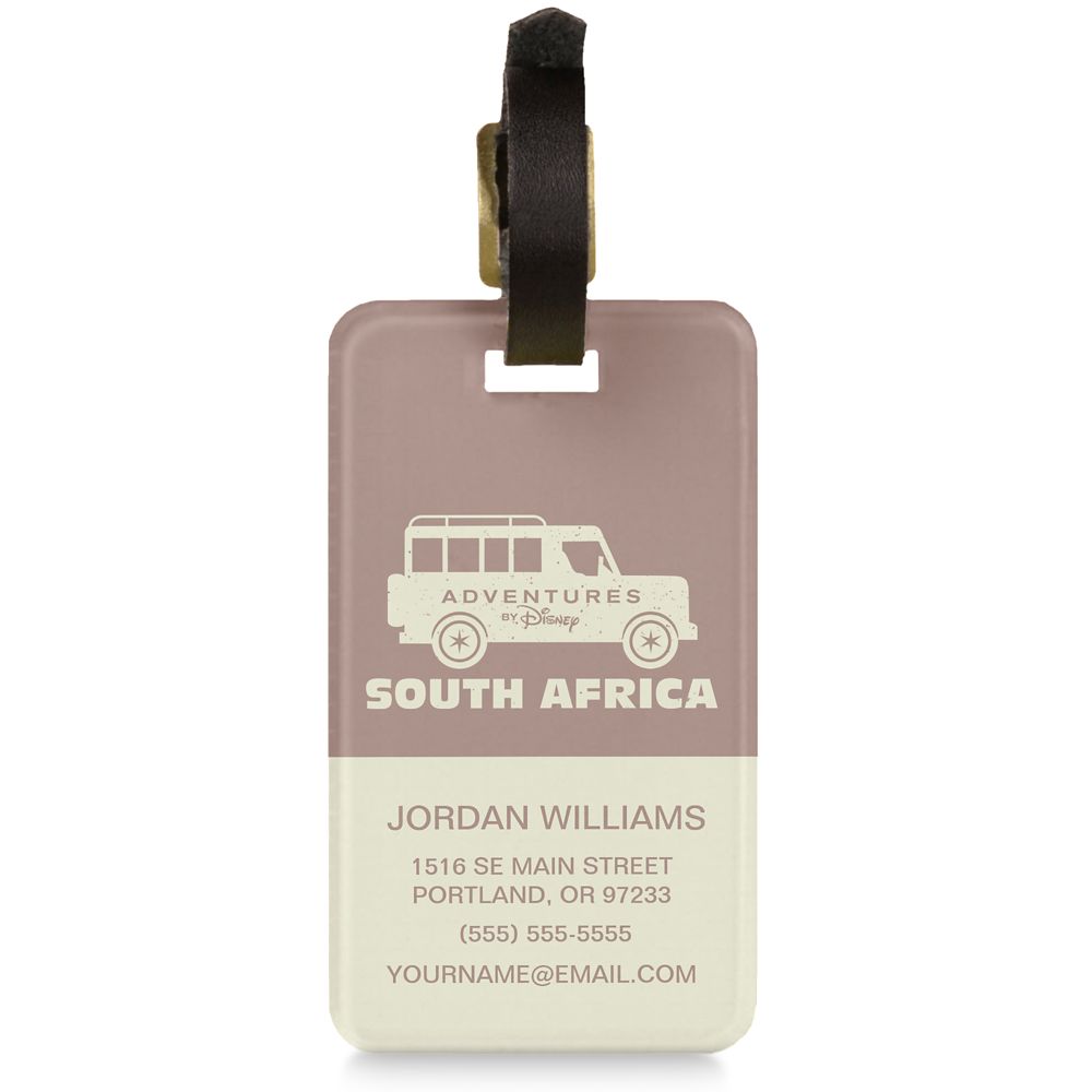 Adventures by Disney South Africa Luggage Tag  Customizable