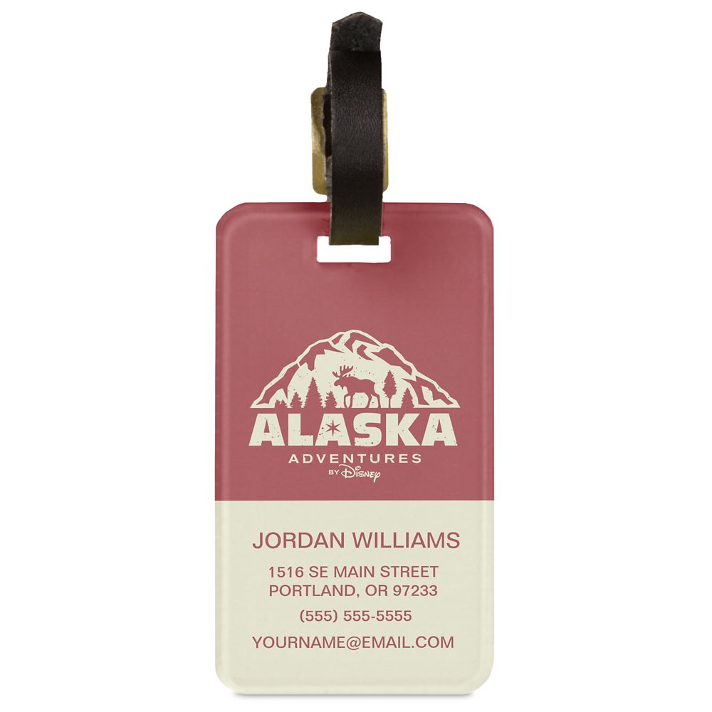 Adventures by Disney Alaska Luggage Tag  Customizable