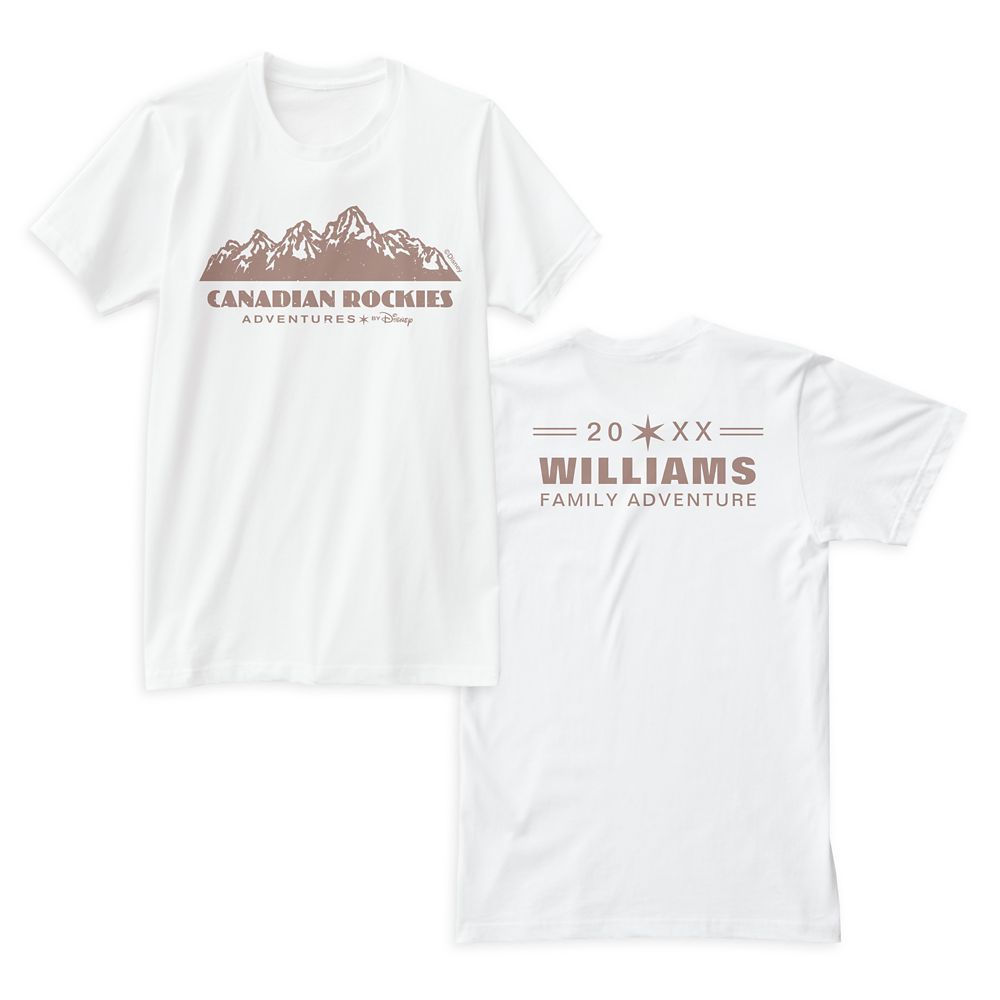 Adventures by Disney Canadian Rockies Family Tee  Customizable