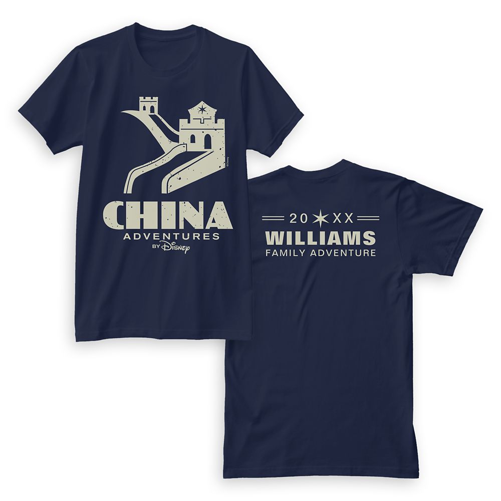 Adventures by Disney China Family Tee Customizable