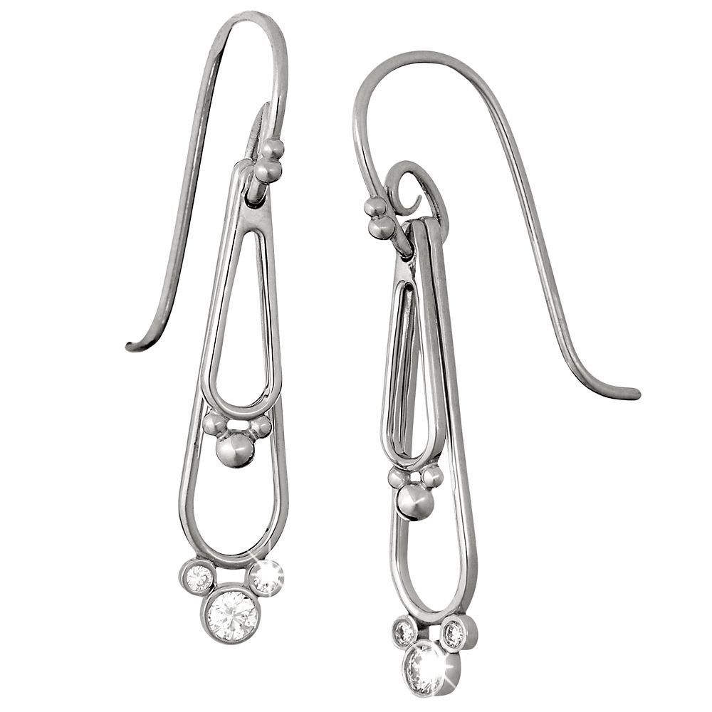 Mickey Mouse Double Loop Earrings
