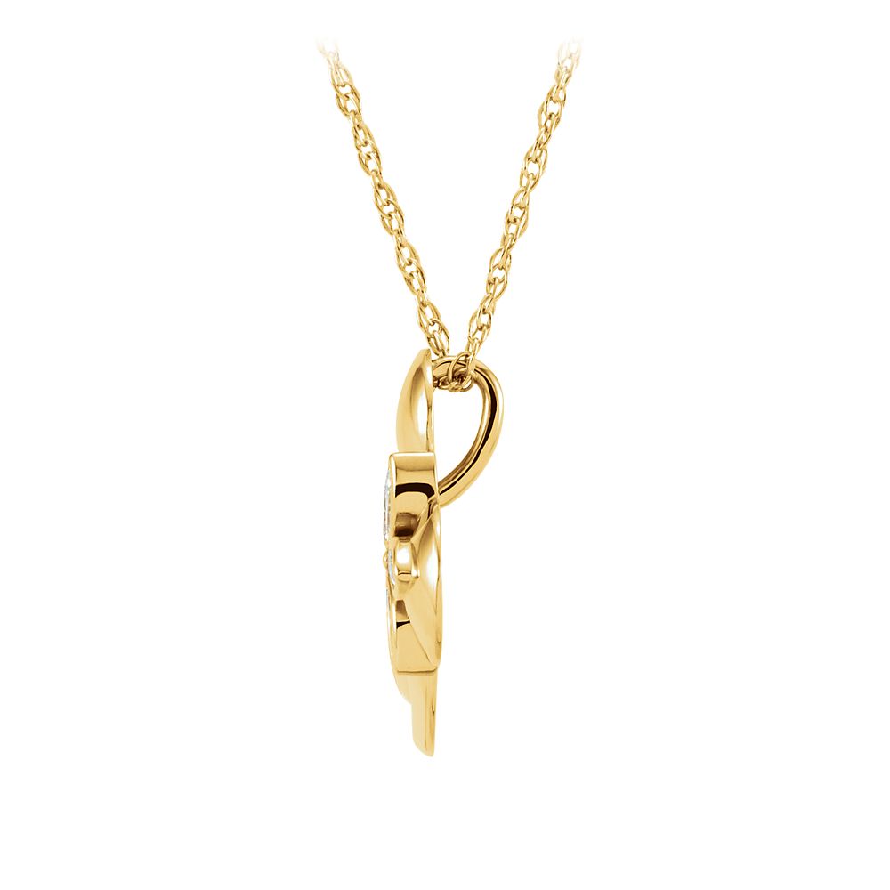 Minnie Mouse Gold and Diamond Necklace &ndash; Aulani, A Disney Resort & Spa