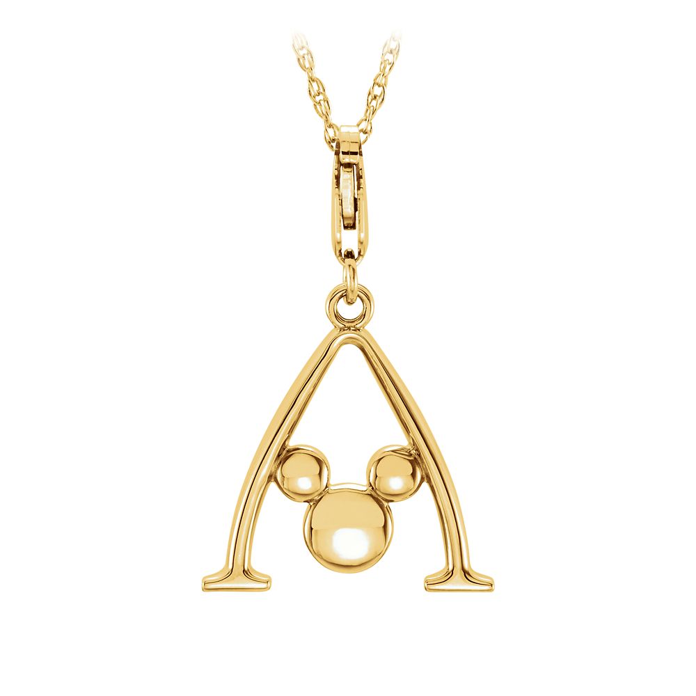 Mickey Mouse Gold Charm &ndash; Aulani, A Disney Resort & Spa