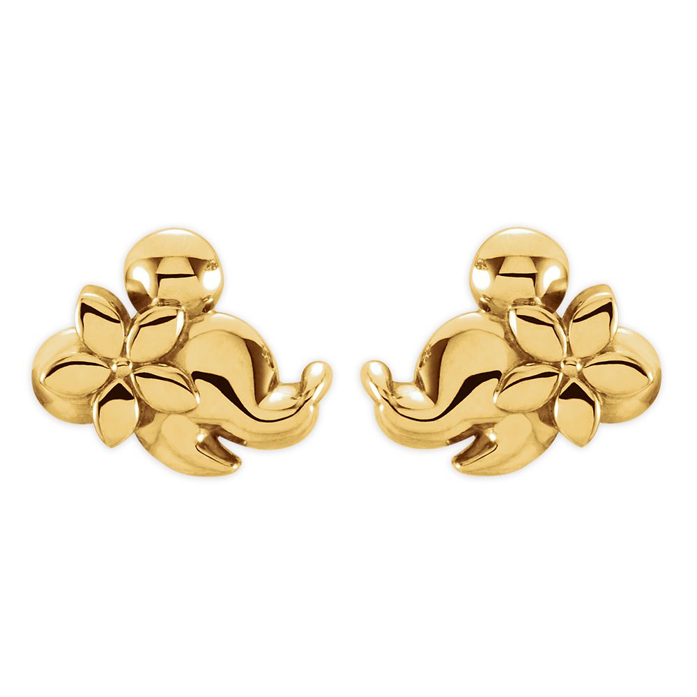 Minnie Mouse Gold Earrings &ndash; Aulani, A Disney Resort & Spa