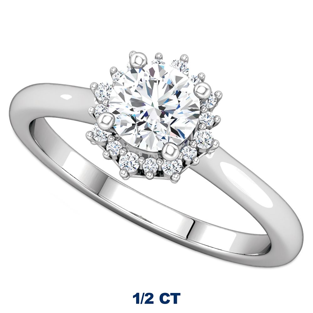 Disney Crown Fairy Tale Diamond Engagement Ring