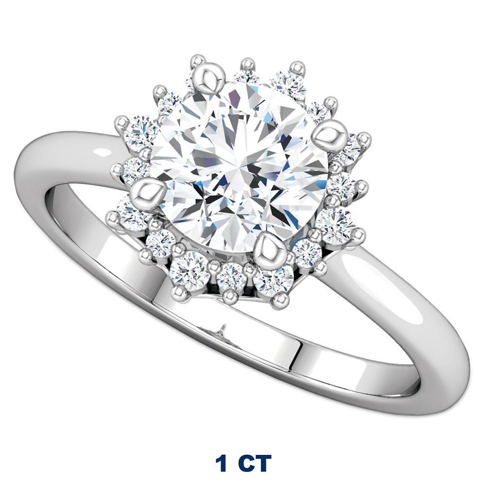 Disney Crown Fairy Tale Diamond Engagement Ring
