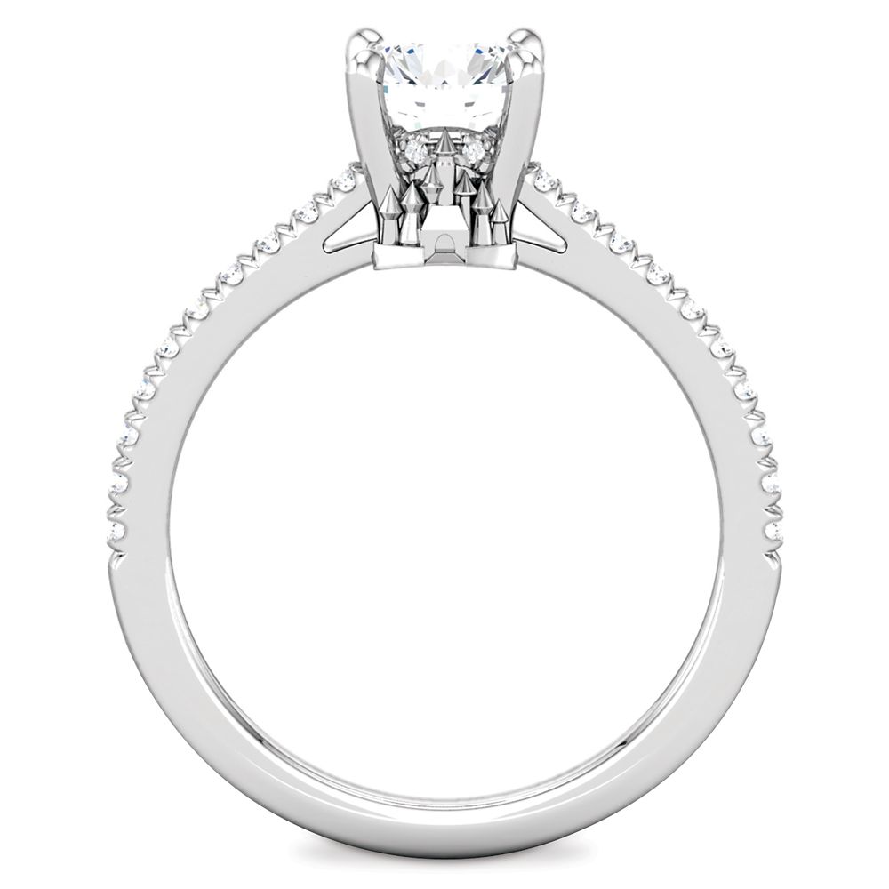 Fantasyland Castle Fairy Tale Diamond Engagement Ring