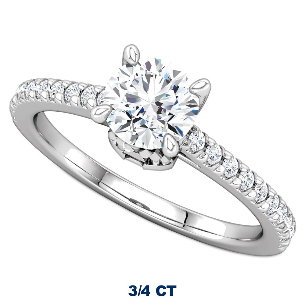 Fantasyland Castle Fairy Tale Diamond Engagement Ring