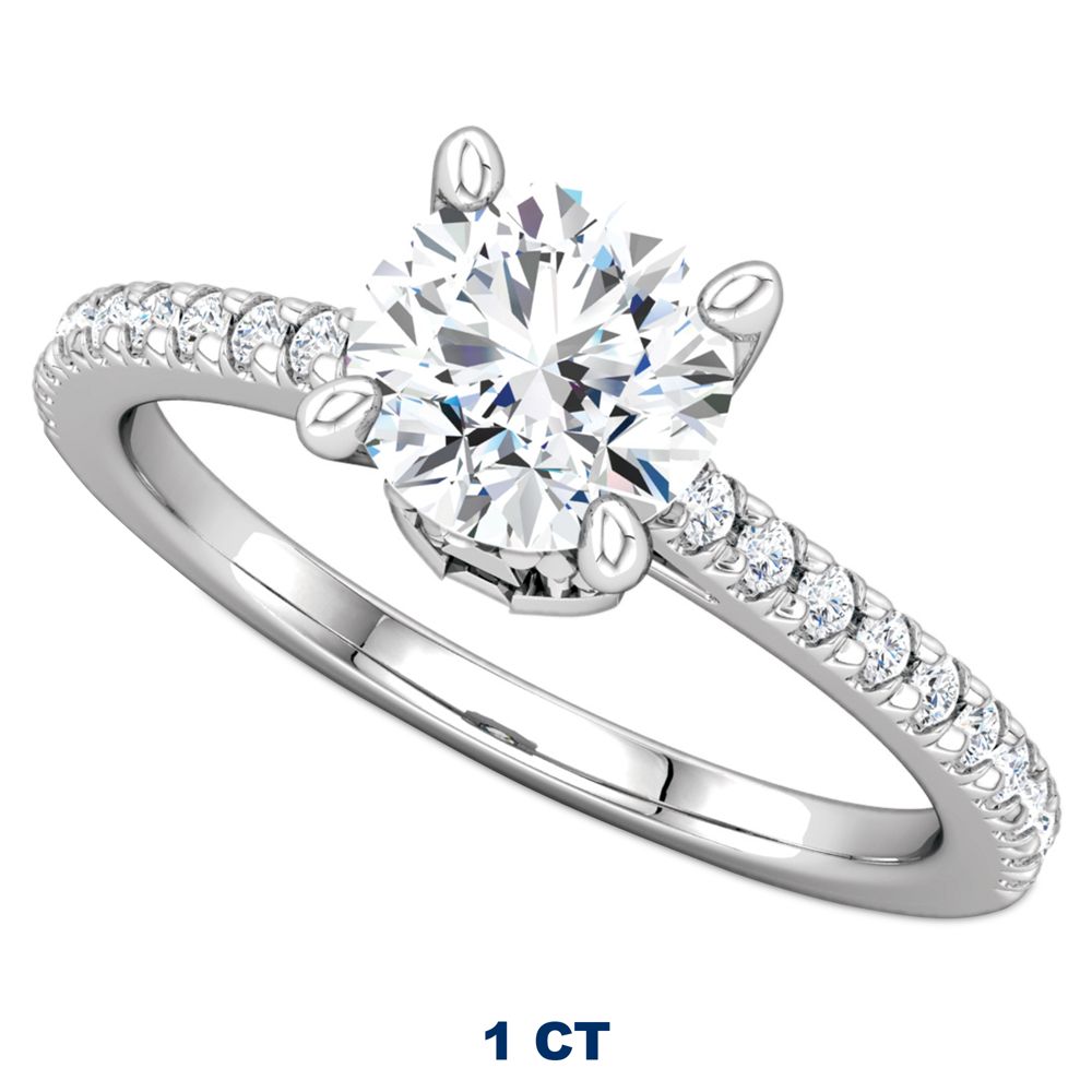 Fantasyland Castle Fairy Tale Diamond Engagement Ring