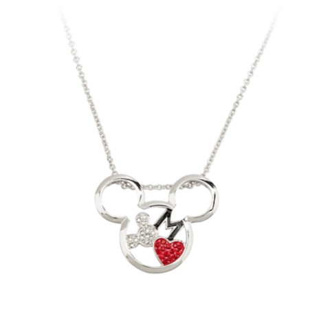 Arribas Brothers Mickey Mouse Necklace by Arribas – Mickey Head with Heart