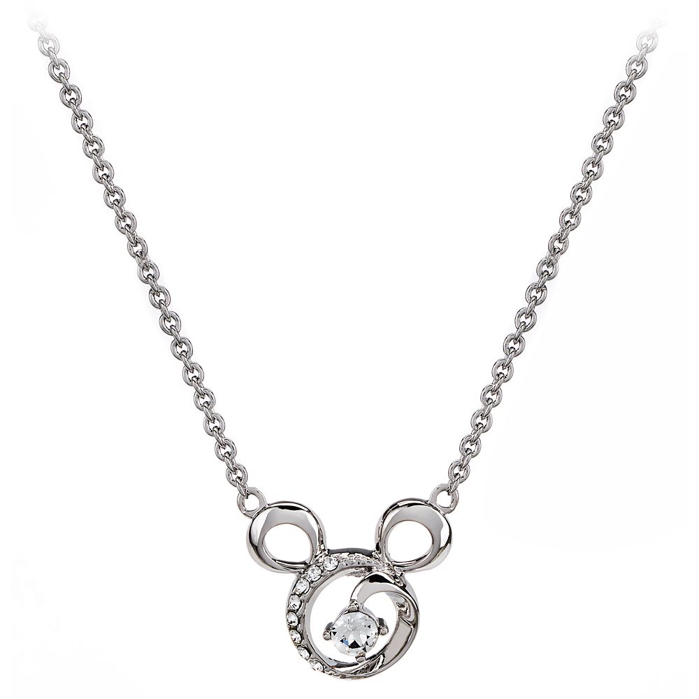 Mickey Mouse Icon Swirl Necklace by Arribas Official shopDisney
