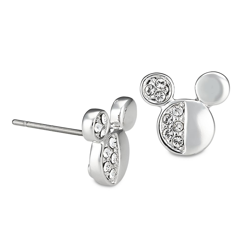 Mickey Mouse Halved Icon Earrings by Arribas