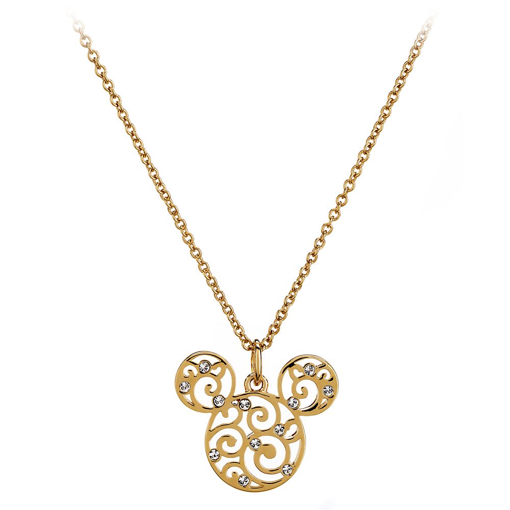 Mickey Mouse Filigree Icon Necklace by Arribas Official shopDisney