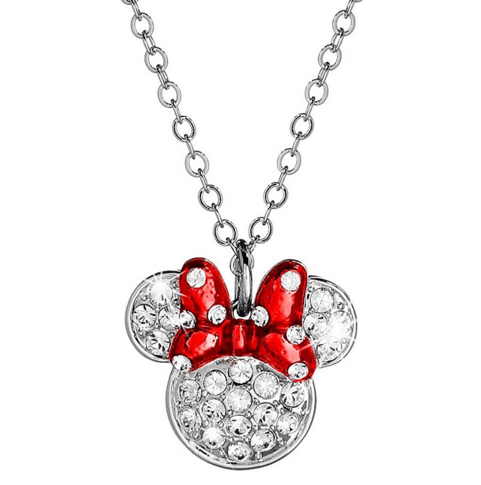 Minnie Mouse Icon Bow Necklace by Arribas
