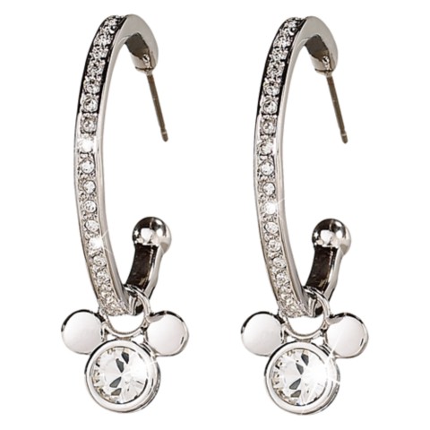 Arribas Brothers Mickey Mouse Icon Hoop Earrings by Arribas