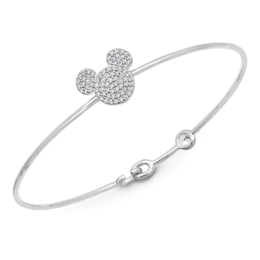 Mickey Mouse Icon Bangle by CRISLU Platinum Official shopDisney