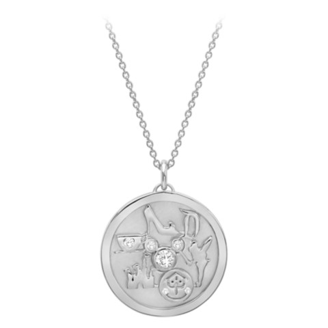 CRISLU Disneyland Medallion Necklace by
