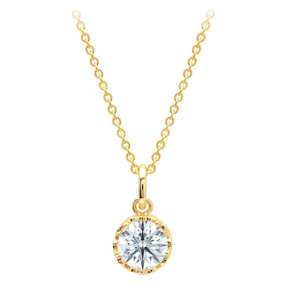 Cinderella Faceted Slipper Necklace by CRISLU