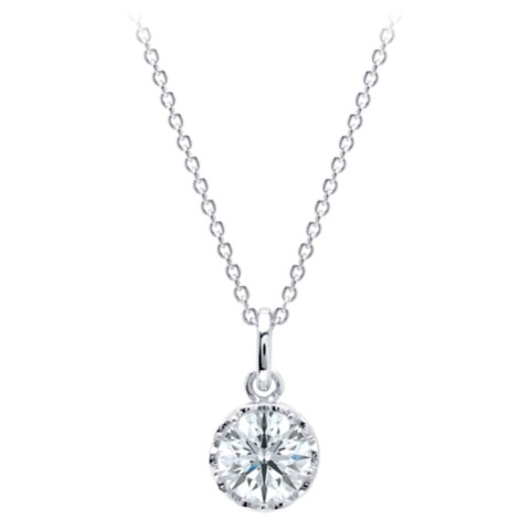 CRISLU Cinderella Faceted Slipper Necklace by