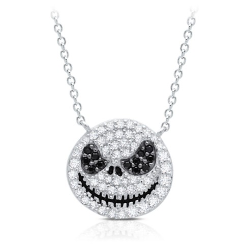 CRISLU Jack Skellington Pavé Necklace by