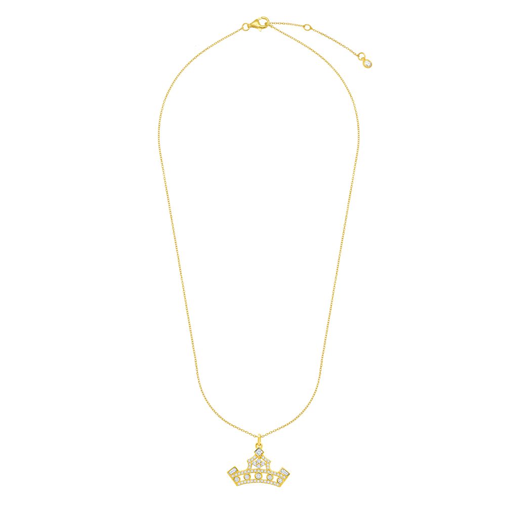 Disney Princess Crown Necklace by CRISLU