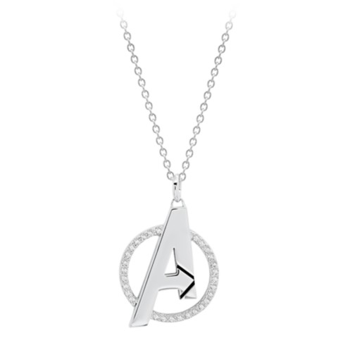 CRISLU Marvel's Avengers Emblem Pendant Necklace by