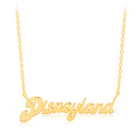CRISLU Disneyland Yellow Gold Necklace by