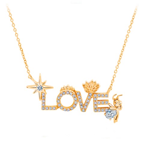 CRISLU The Princess and the Frog ''Love'' Necklace by