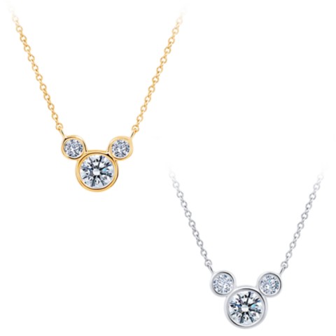 CRISLU Mickey Mouse Icon Necklace by